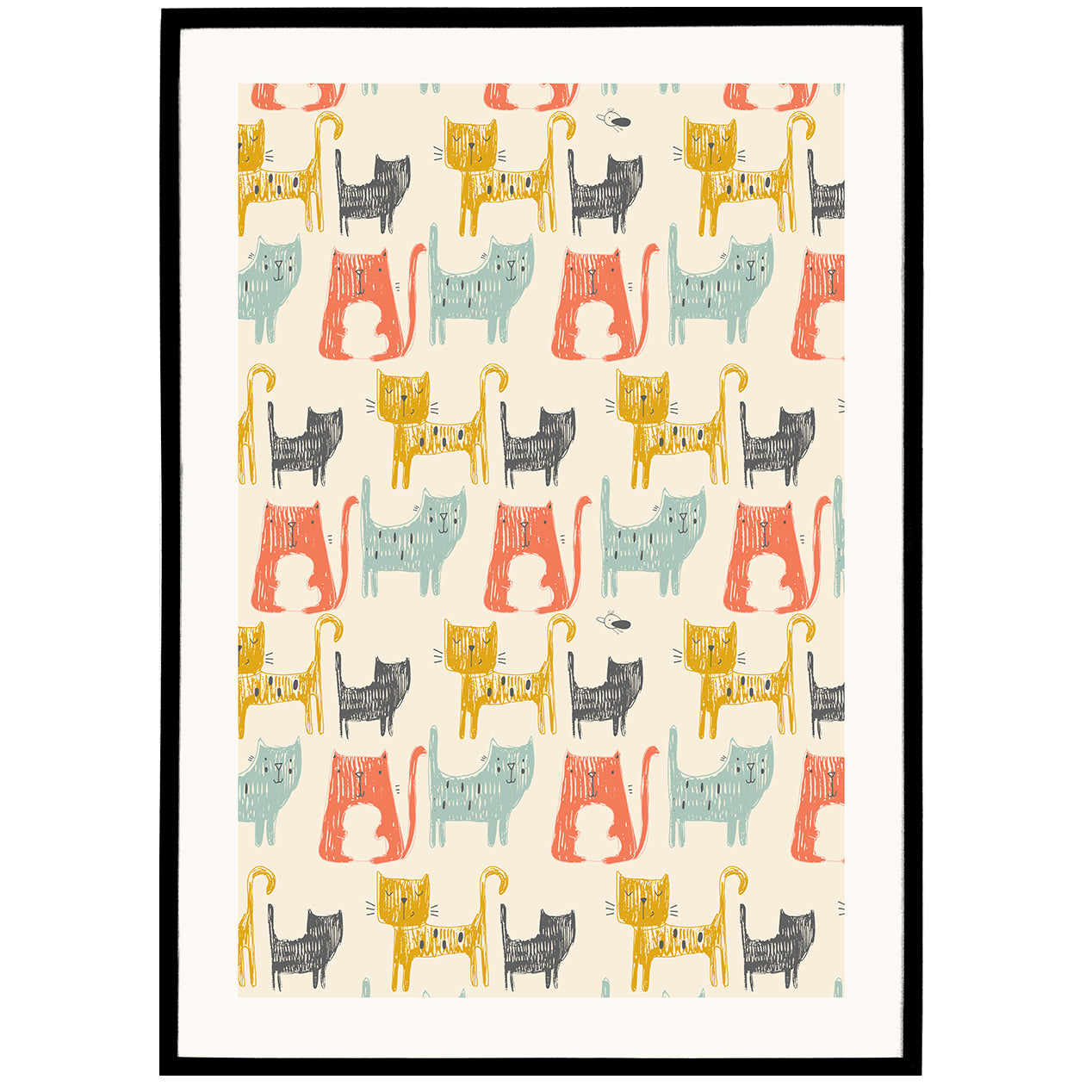 Funny Cats Poster