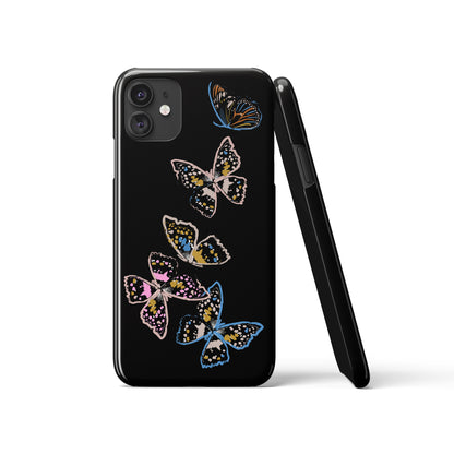 Black Butterflies iPhone Case