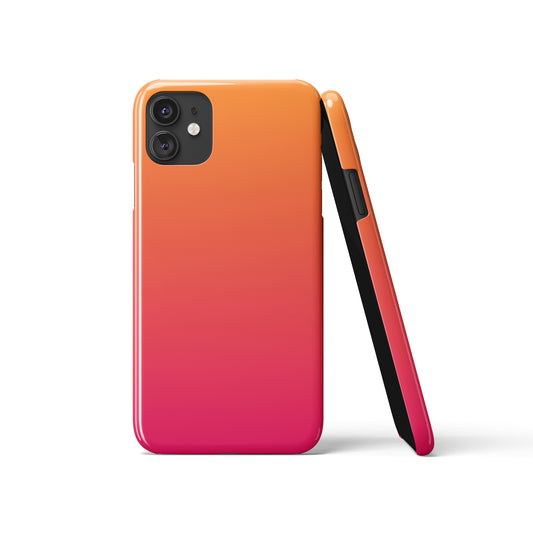 Pink Orange Gradient iPhone Case