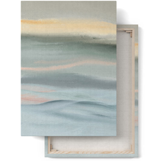 Sea Bay Painted Canvas Print