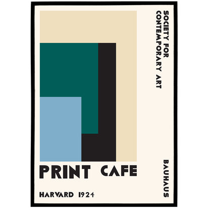 Bauhaus Cafe Poster