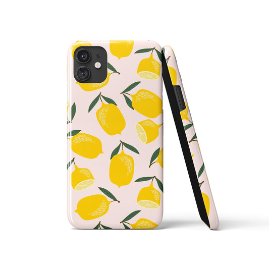 Lemon Fruit Vegetarian Pattern iPhone Case