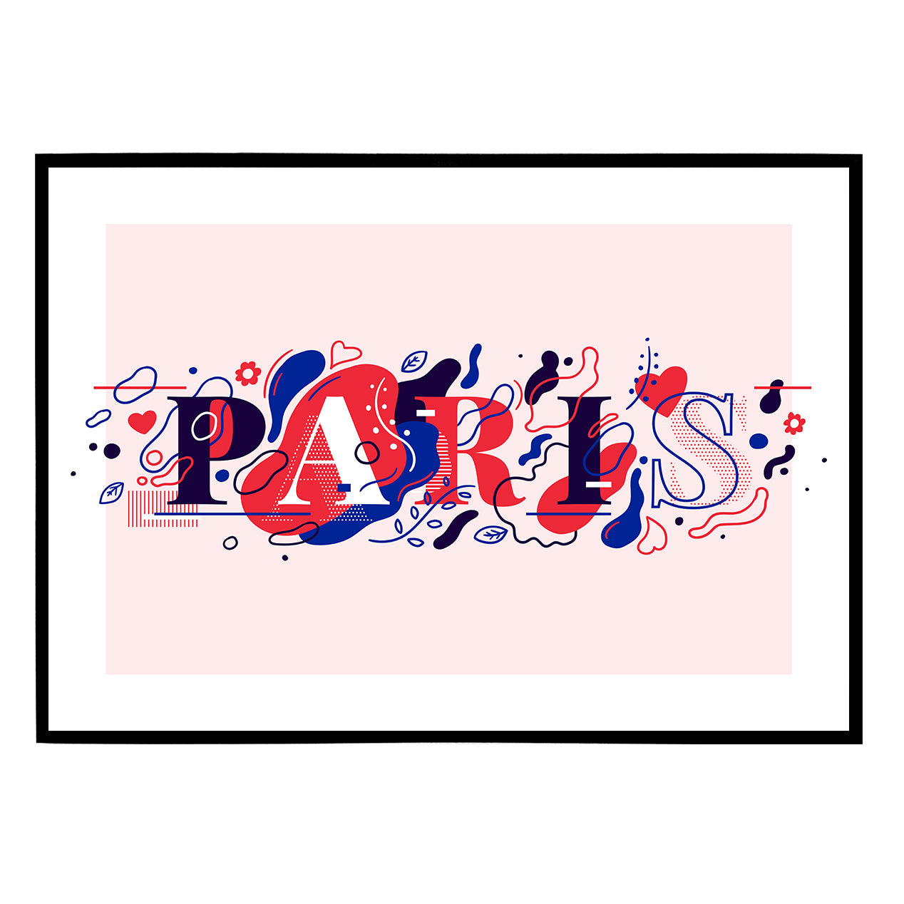 Contemporary Paris Horizontal Print