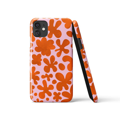 Retro Floral Pattern iPhone Case