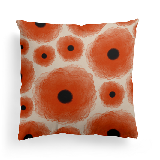 Poppy Flowers Floral For Mum Throw Pillow