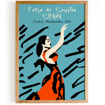 Spain Feria de Sevilla 1959 Poster