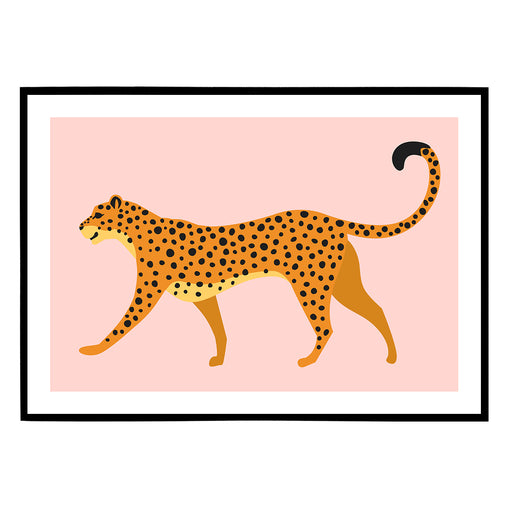 Horizontal Cheetah Poster