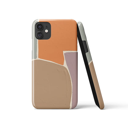 Modern Color Blocks iPhone Case