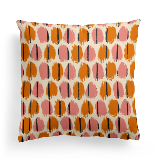 Retro Minimalist Pattern Throw Pillow