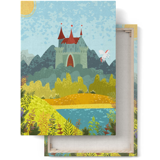 Fairy Tale Castle Canvas Print