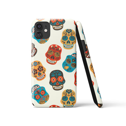 Día de Muertos Pattern iPhone Case