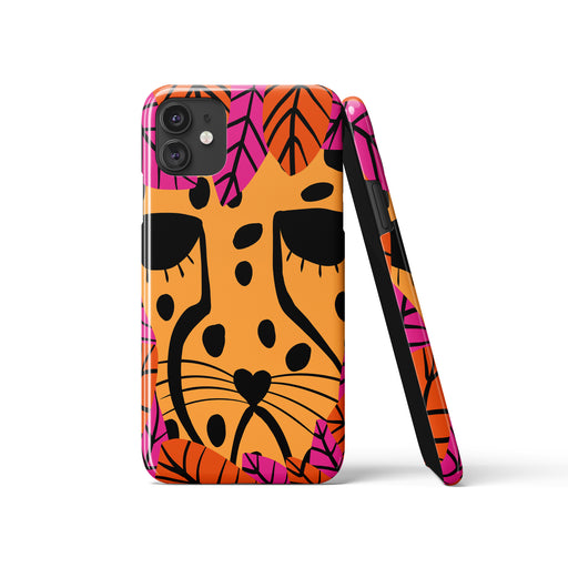 Tropical Colorful Cheetah iPhone Case