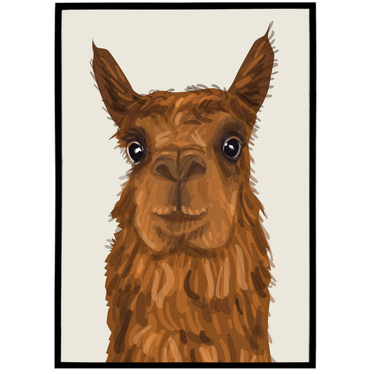 Cute Alpaca Print - HypeSheriff