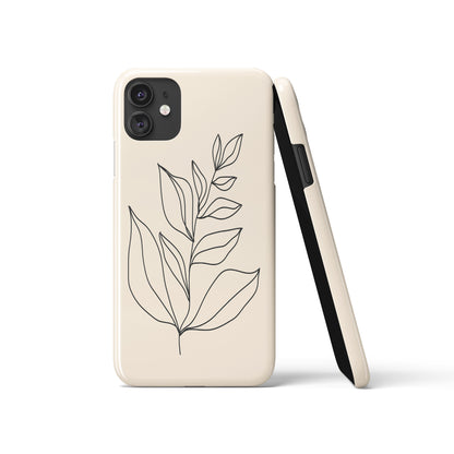 Line Art Minimalist iPhone Case