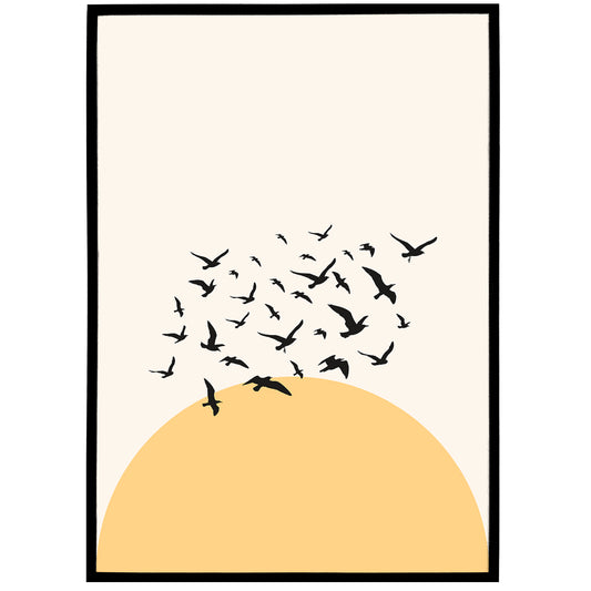 Sunny Birds Print