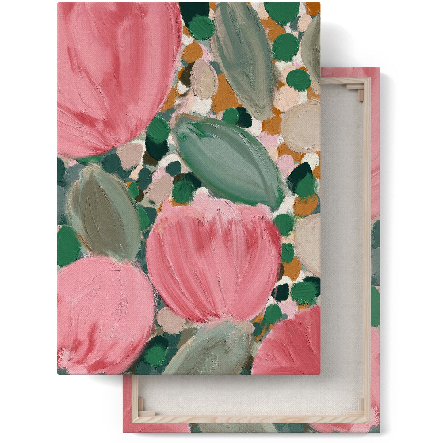 Le Jardin Hand Painted Canvas Print