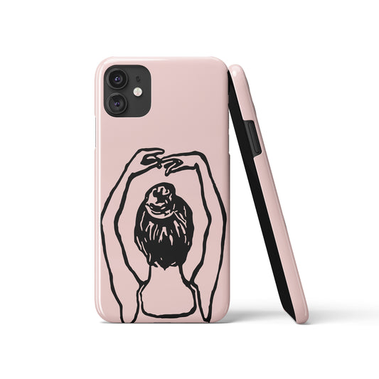 Ballet Pink Girl Ballerina iPhone Case