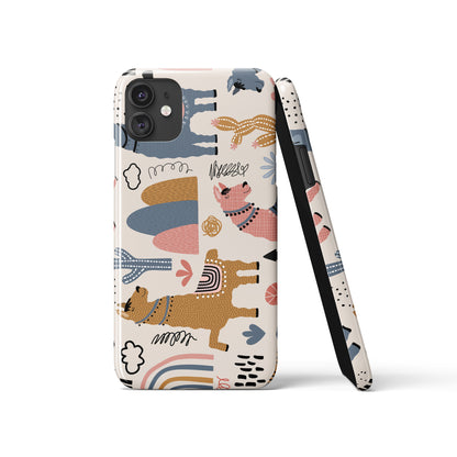 Cute Boho Lama iPhone Case