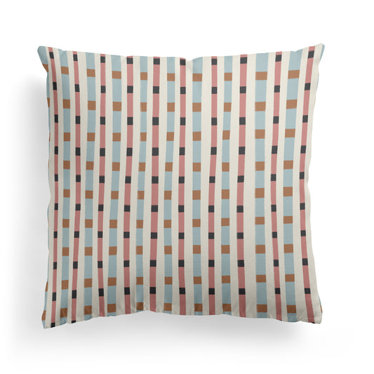 Pastel Minimalist Mid Century Modern Pattern Throw Pillow