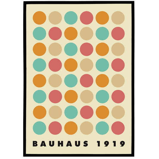 Bauhaus 1919 Minimalist Poster