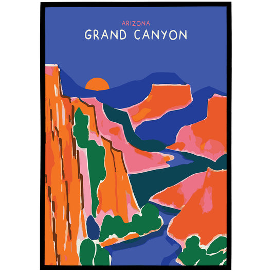 Grand Canyon, Arizona Travel Poster