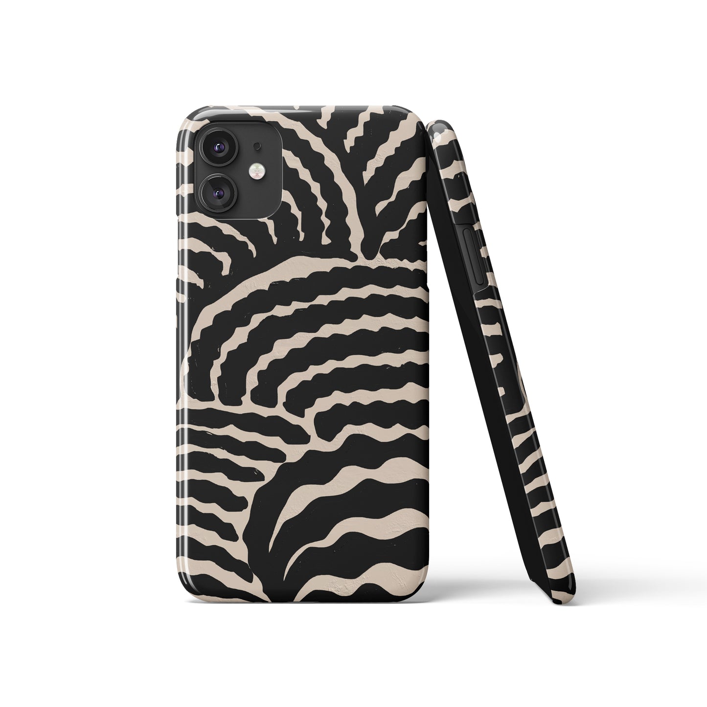 Black Nature Scenery iPhone Case