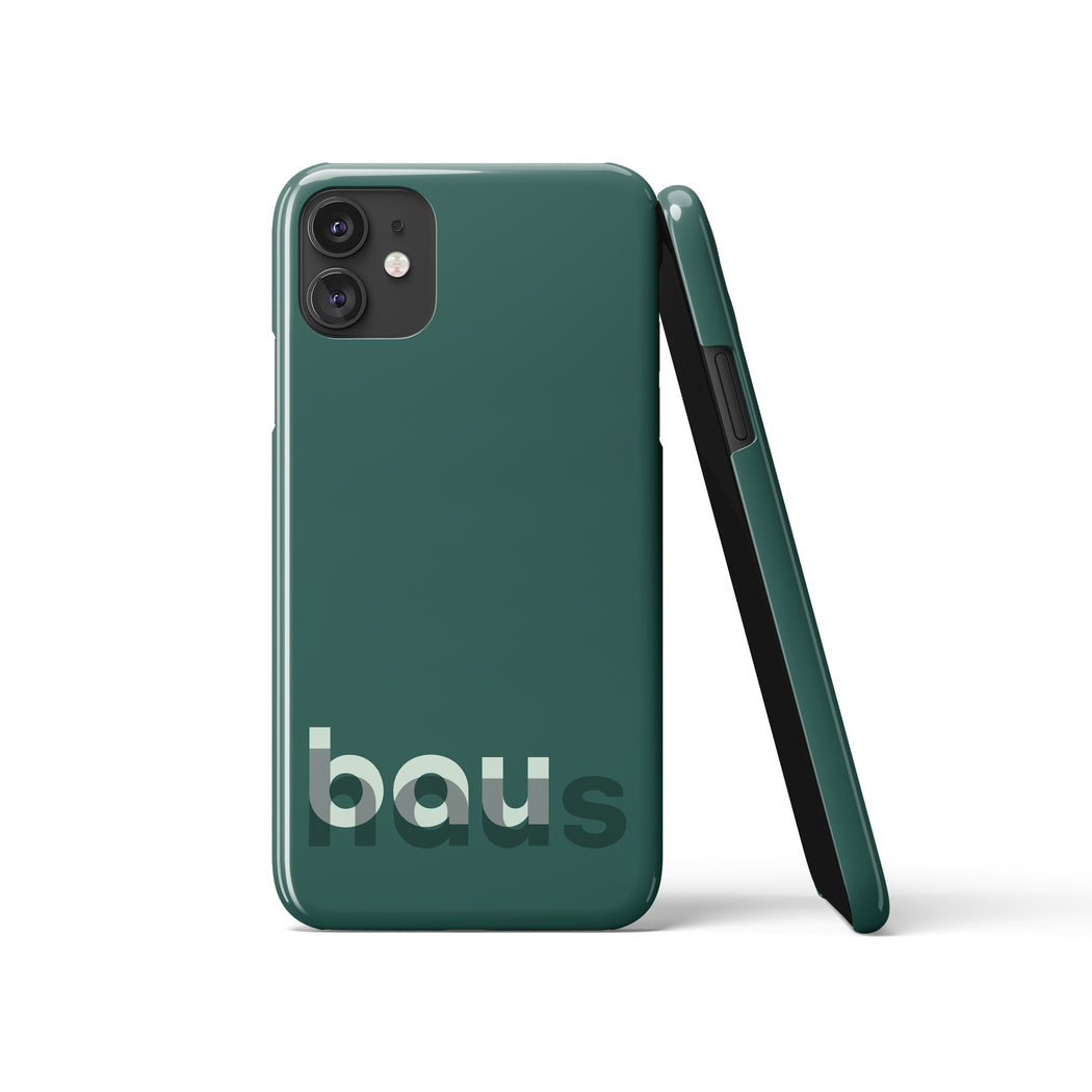 Green Bauhaus iPhone Case