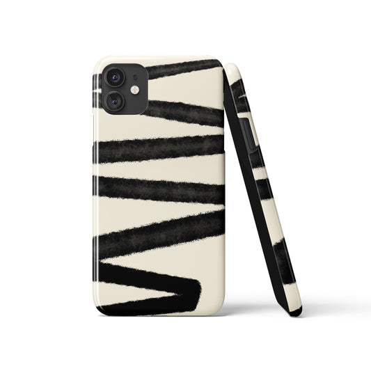 Brush Strike iPhone Case