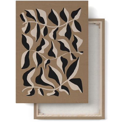 Botanical Modern Shapes Canvas Print