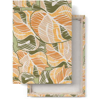 Tropical Monstera Jungle Canvas Print