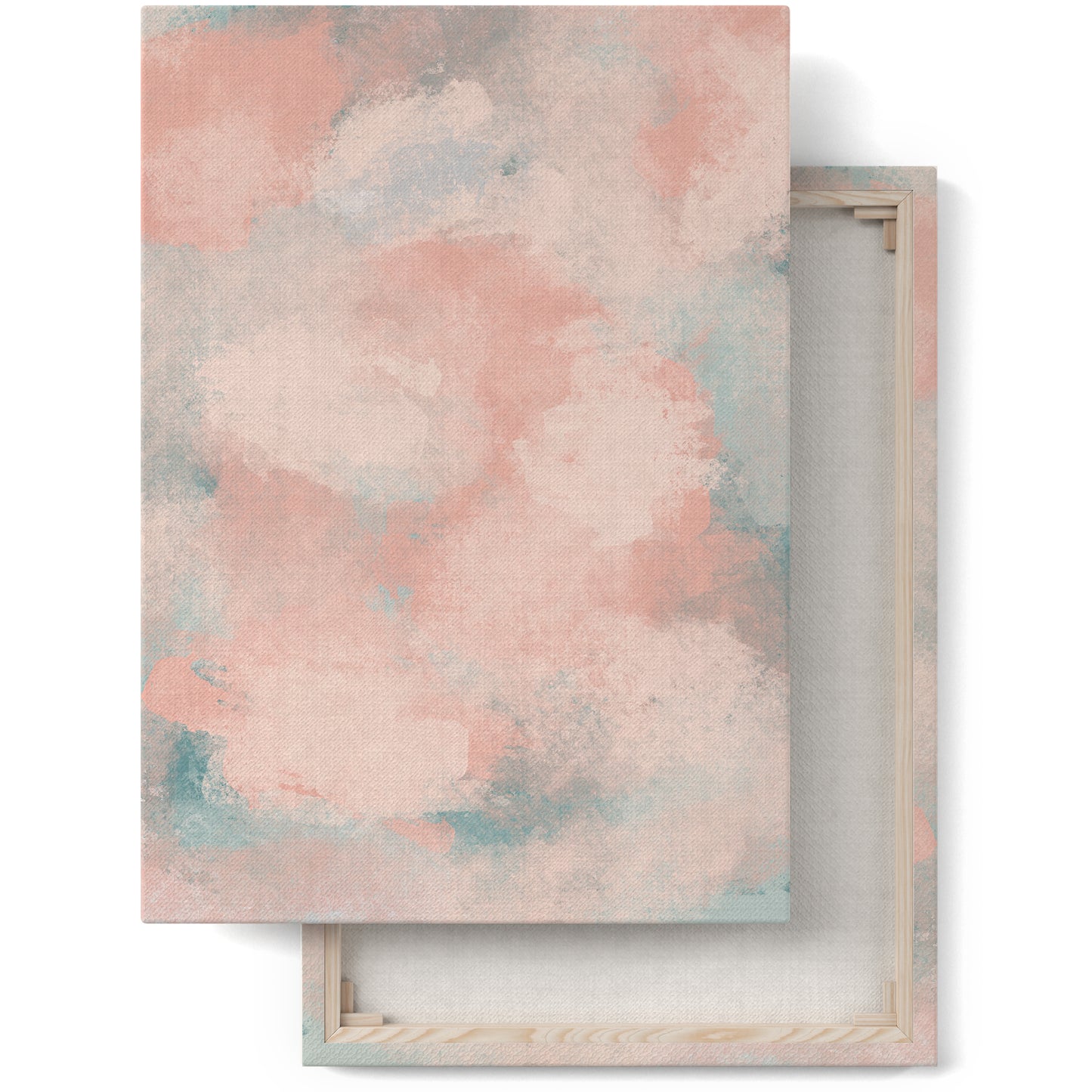 Painted Abstract Pastel Canvas Print