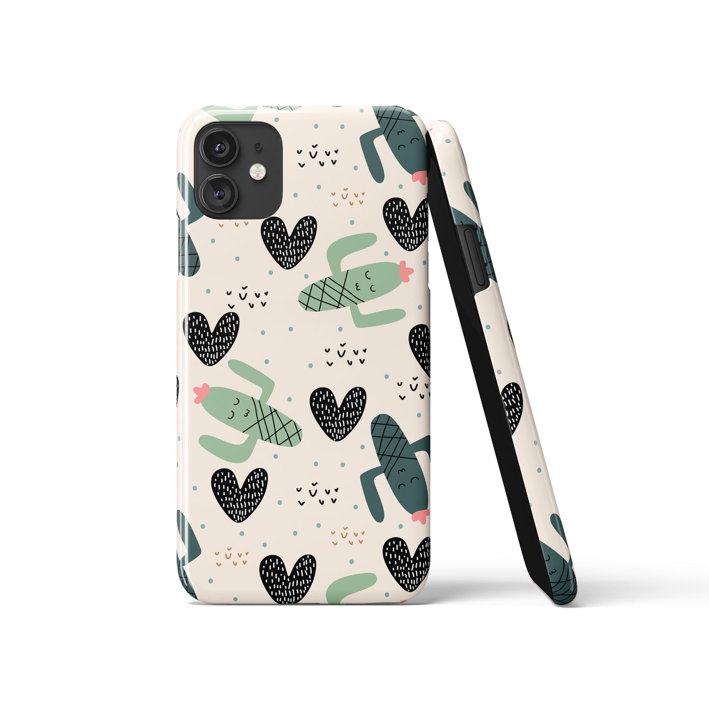 Crazy Happy Cactus iPhone Case