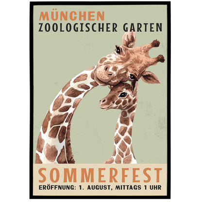 Zoologischer Garten München Poster
