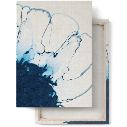 Modern Abstract Liquid Ink Canvas Print