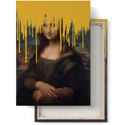 Eclectic Modern Mona Lisa Canvas Print
