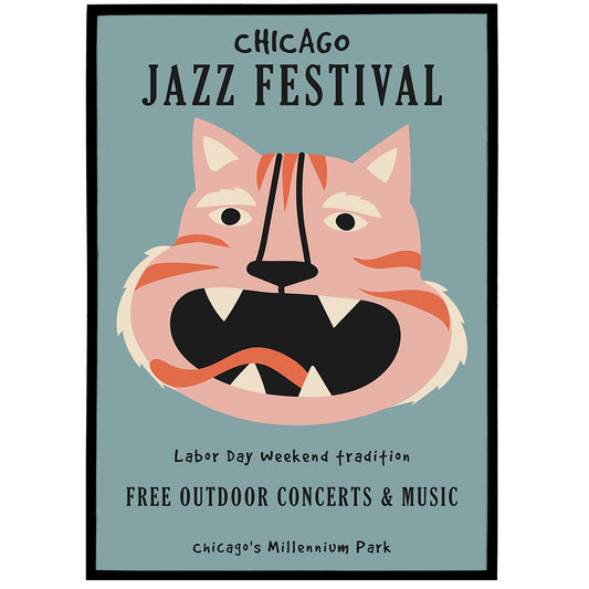 Chicago Jazz Festival Poster