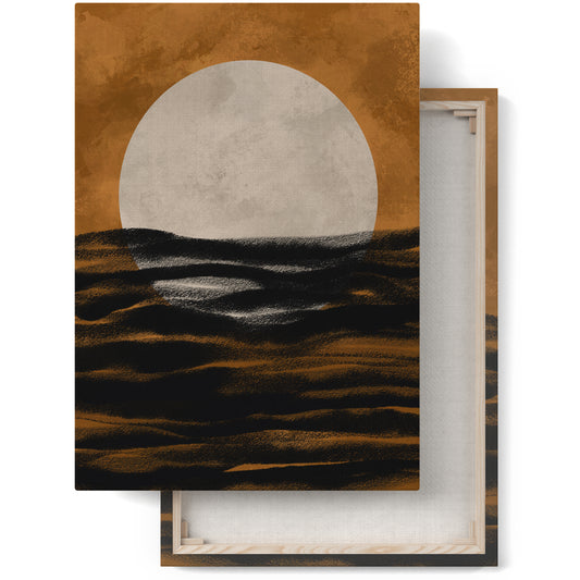 Bohemian Painted Sunset Canvas Print