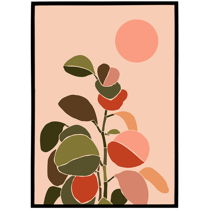 Mid-Century Nature Print