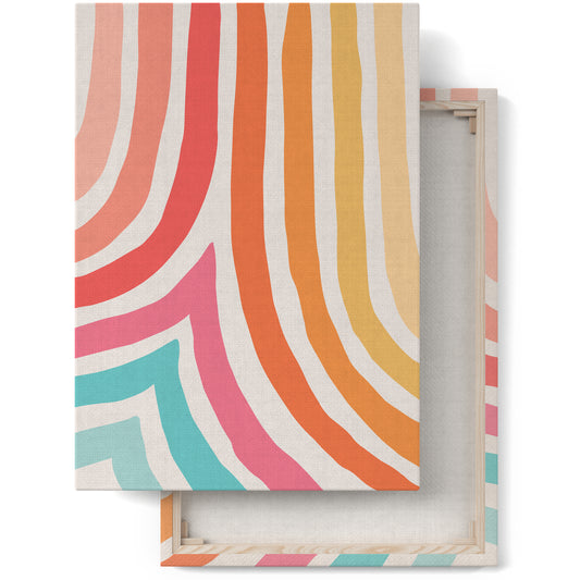 Colorful Abstract Modern Canvas Print