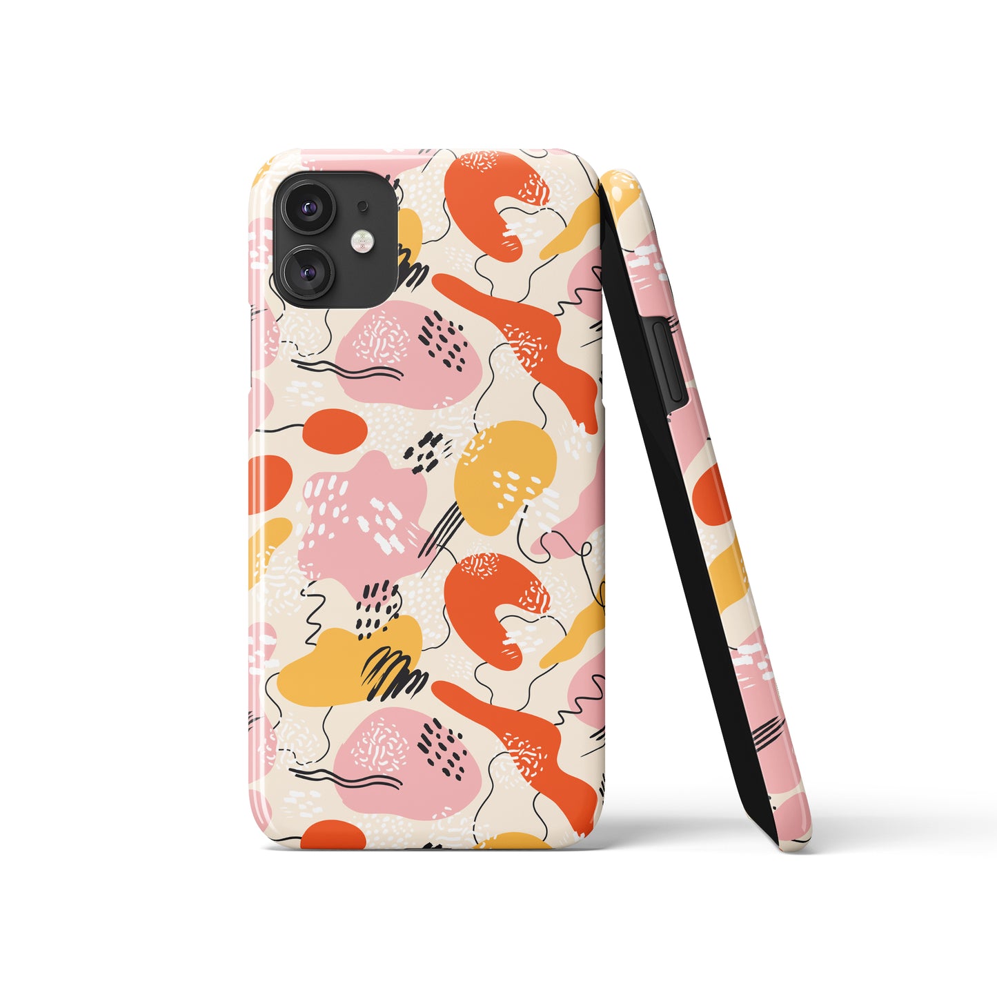 Abstract Colorful Shapes iPhone Case