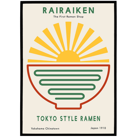 Rairaiken, Tokyo Ramen Poster