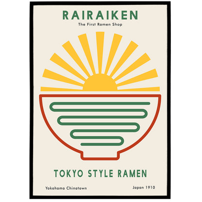 Rairaiken, Tokyo Ramen Poster