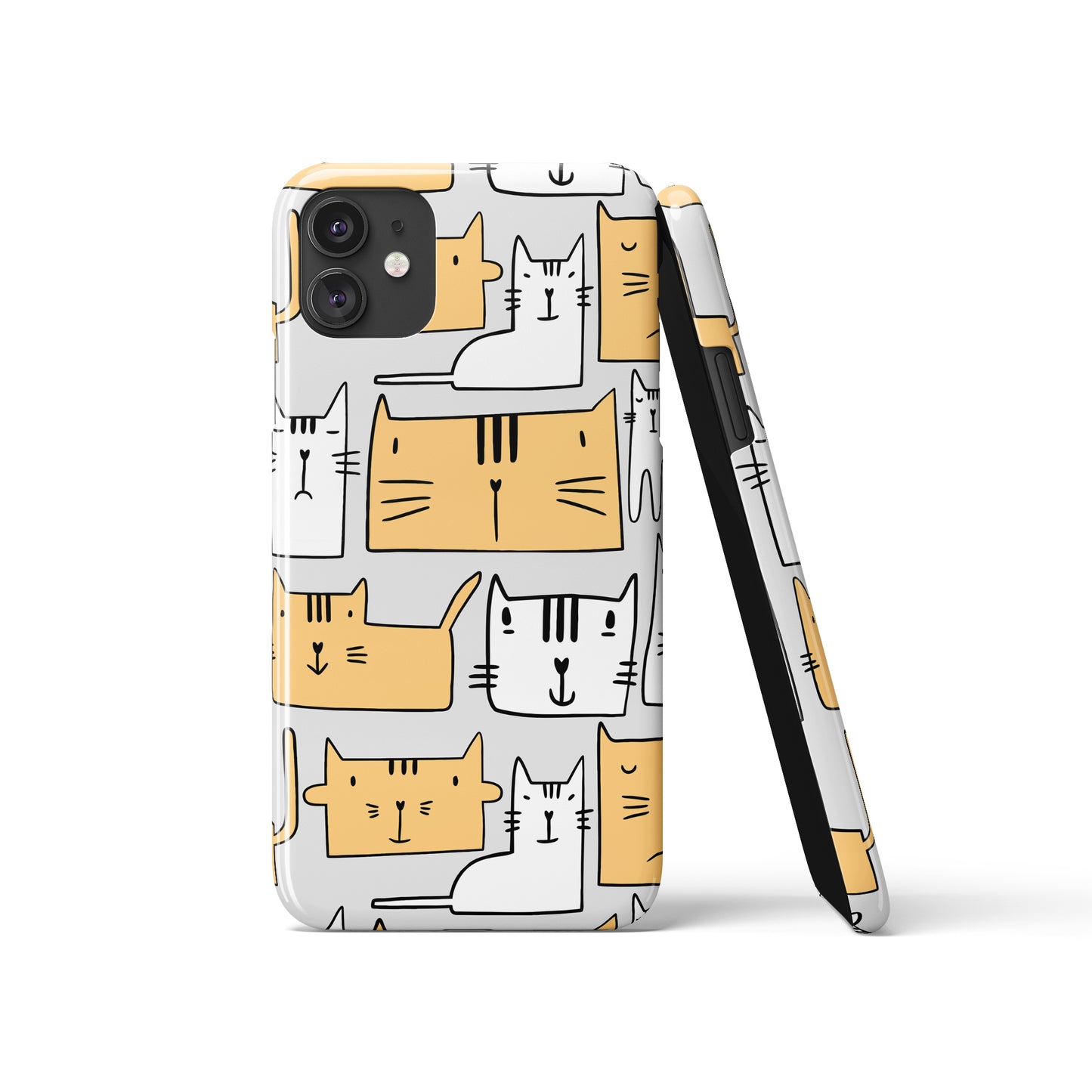 Funny Cartoon Cats Kity iPhone Case