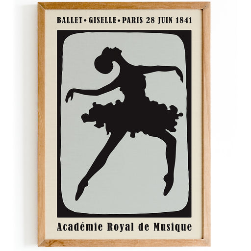 Ballet Giselle Paris Poster