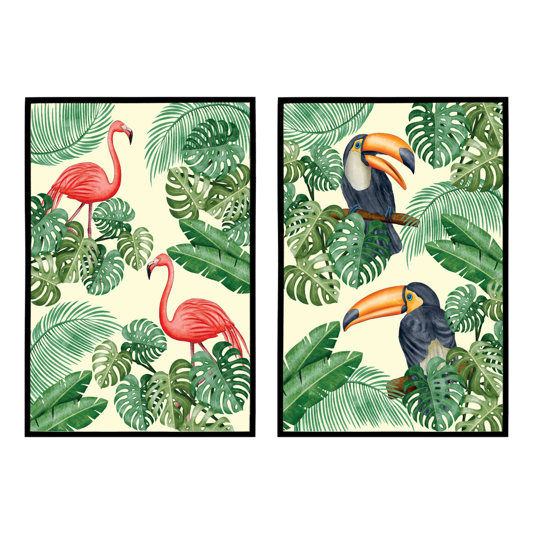 Set of 2 Wild Jungle Prints