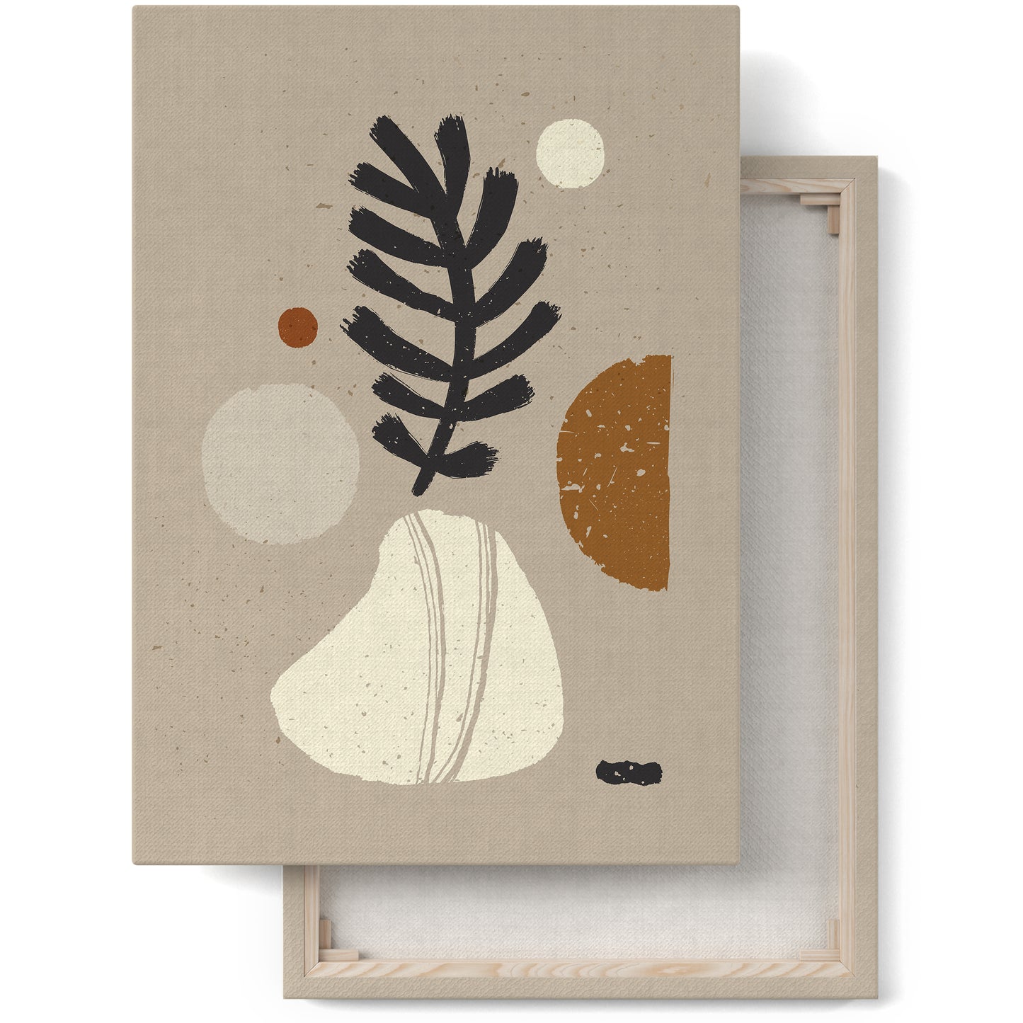 Beige Nature Canvas Print