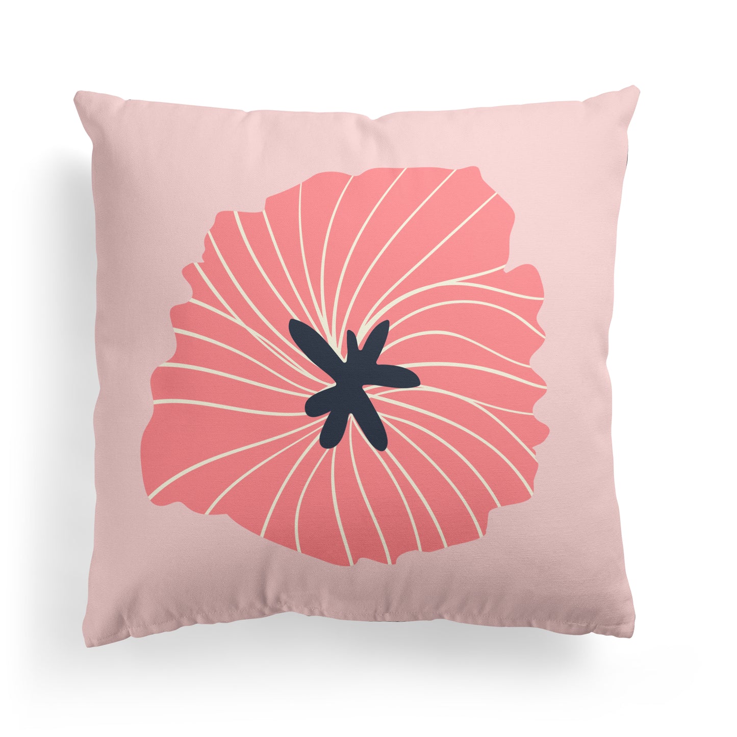 Pillow with Pink Flower