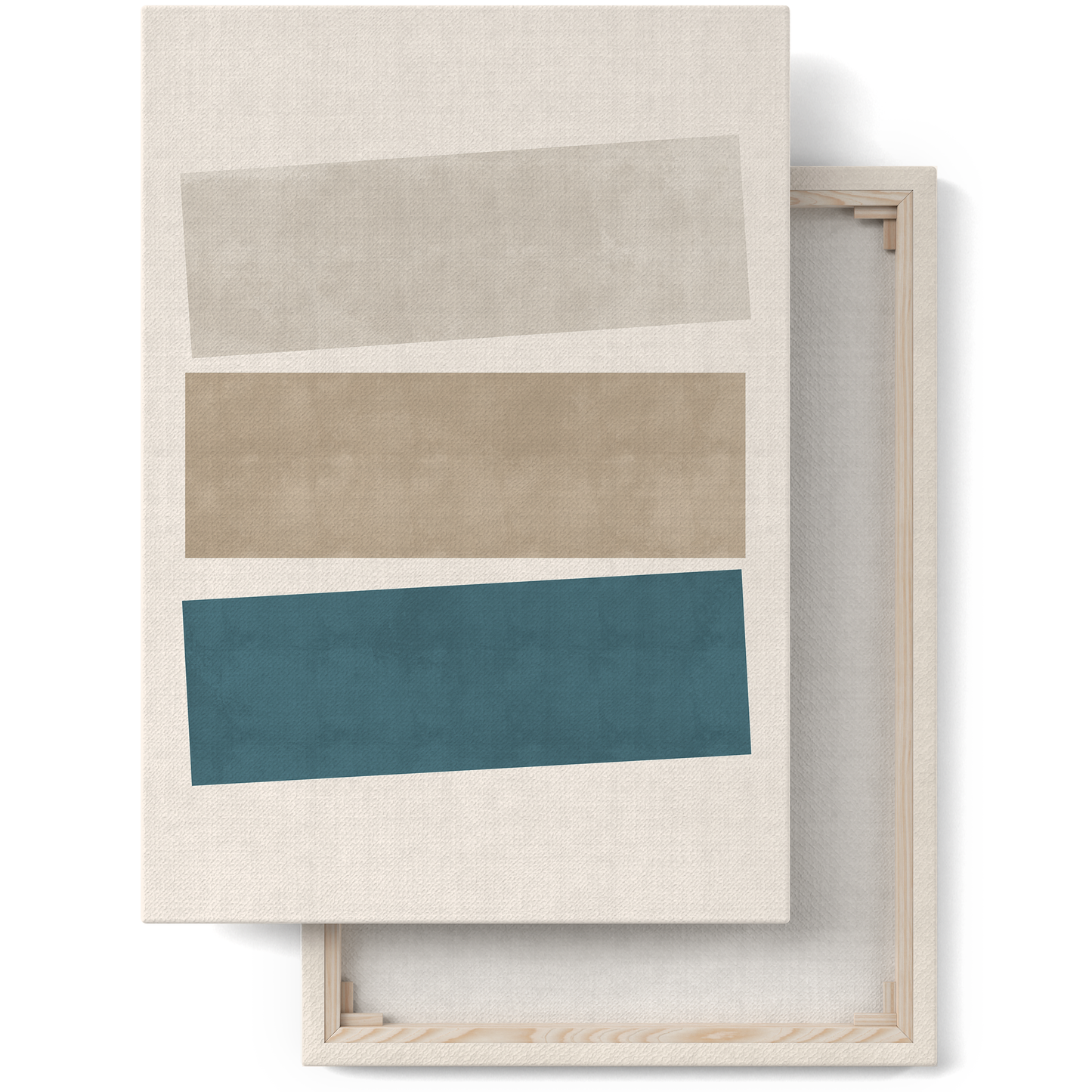 Scandinavian Colors Minimalist Canvas Print