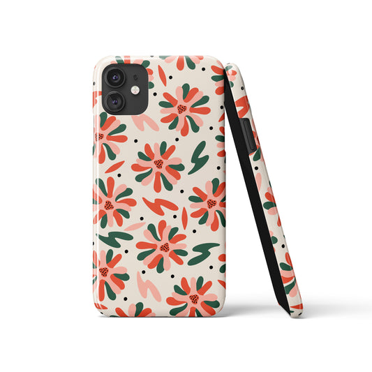 iPhone Case with Floral Pattern