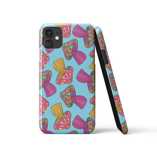 Groovy Psychodelic Mushrooms iPhone Case